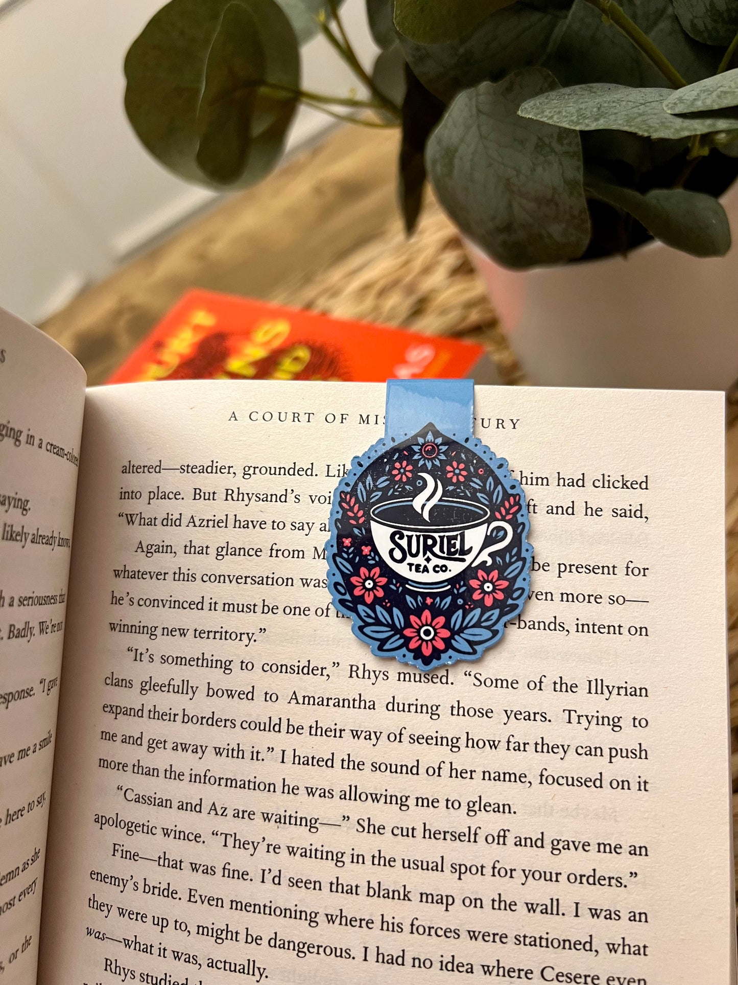 Suriel Tea Co. ACOTAR Inspired Magnetic Bookmark