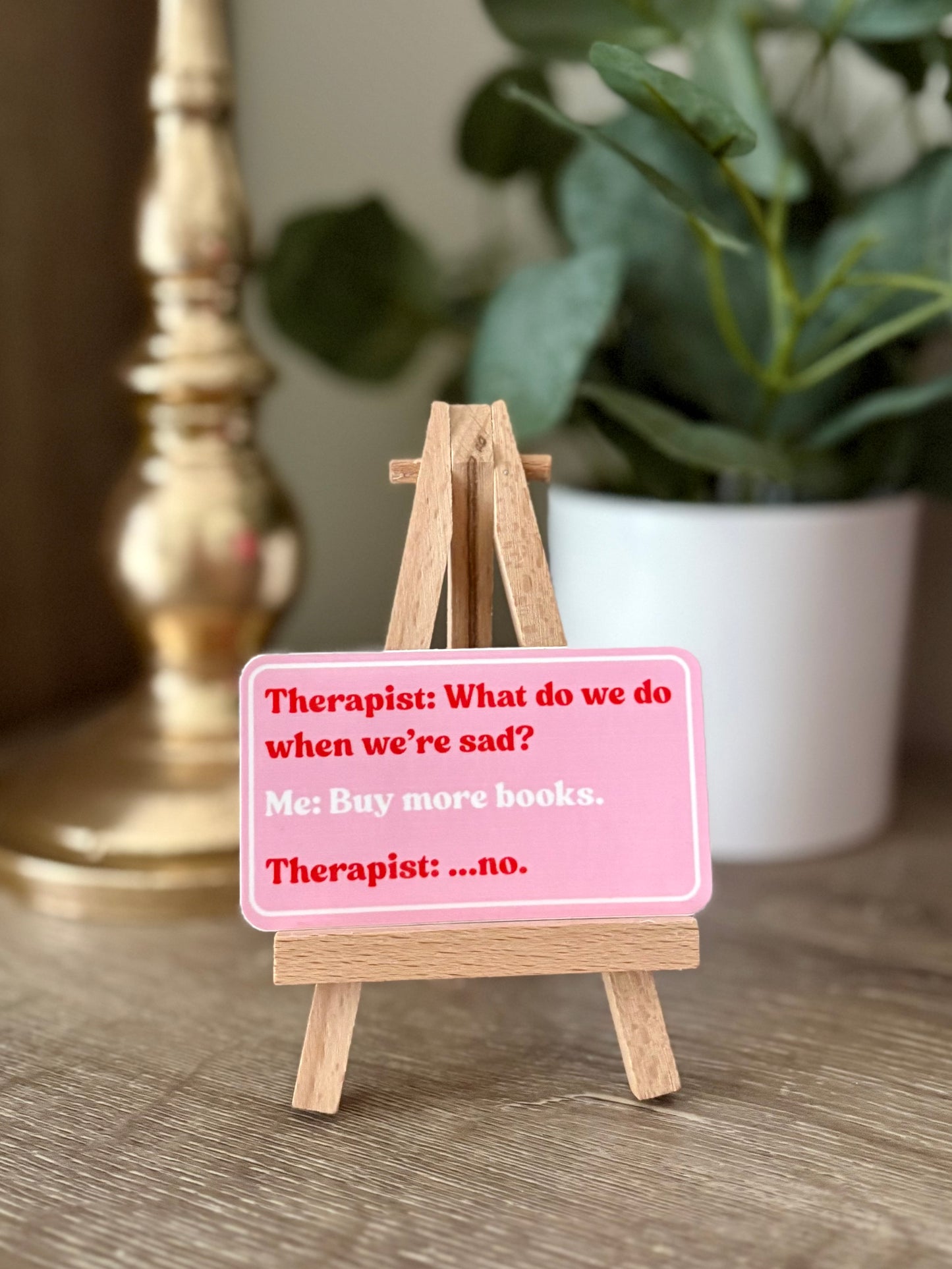 Therapist Book Sticker