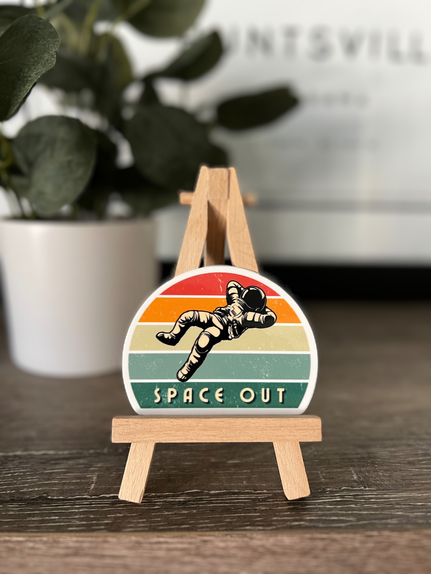 Space Out Retro Sticker