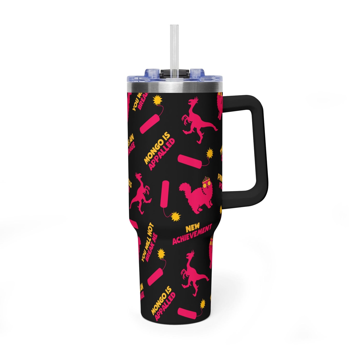 Dungeon Crawler Carl Tumbler | 40oz Insulated Stainless Steel Cup | LitRPG Book Drinkware