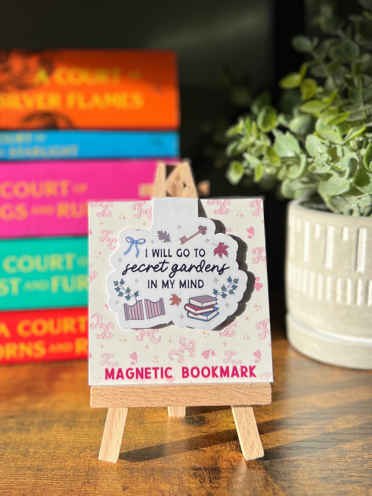 I Will Go to Secret Gardens in My Mind Magnetic Bookmark