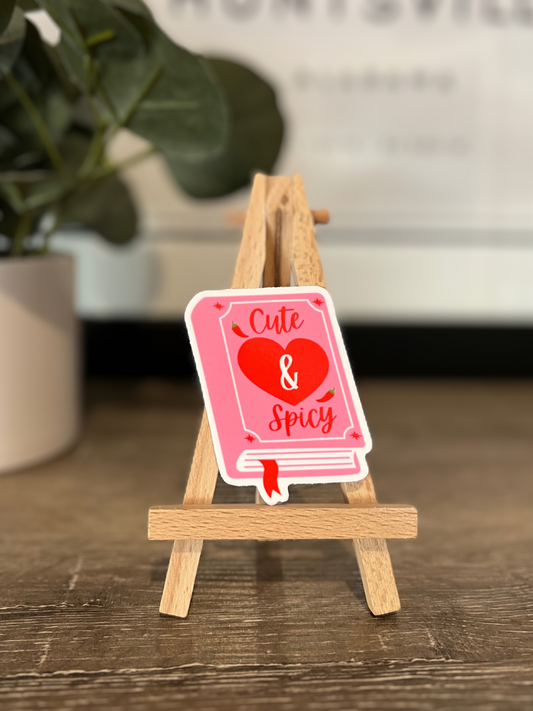 Cute and Spicy Book Sticker