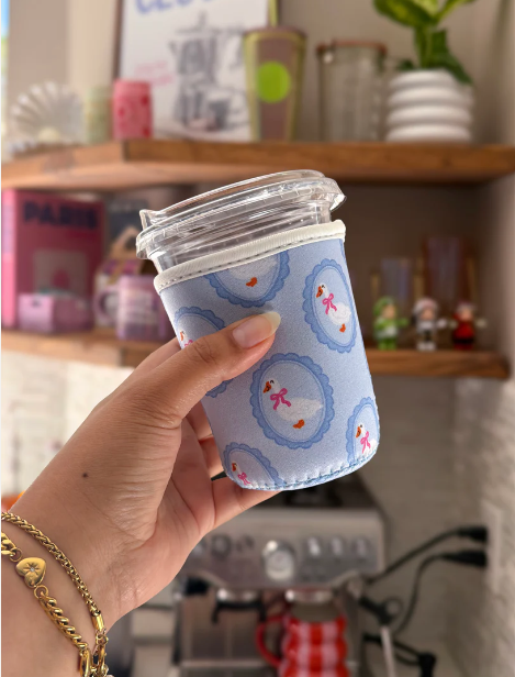 Coquette Goose Coffee Sleeve