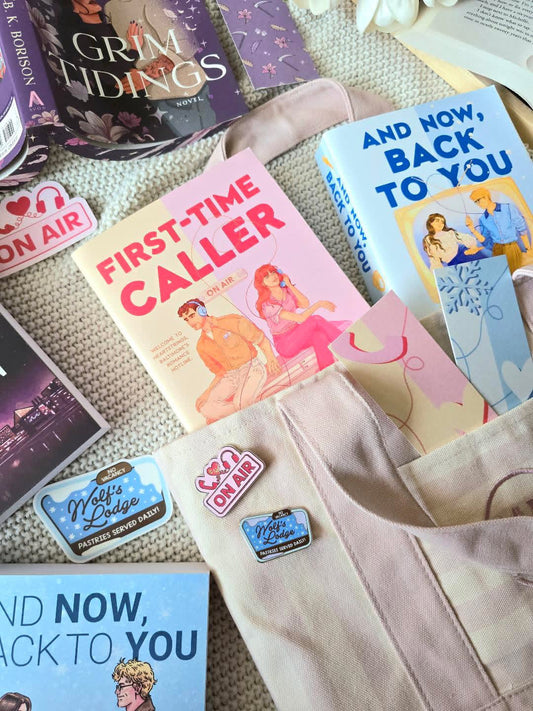 First-Time Caller On-Air Enamel Pin