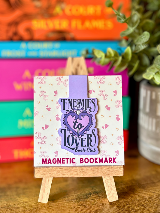 Enemies to Lovers Book Club Magnetic Bookmark