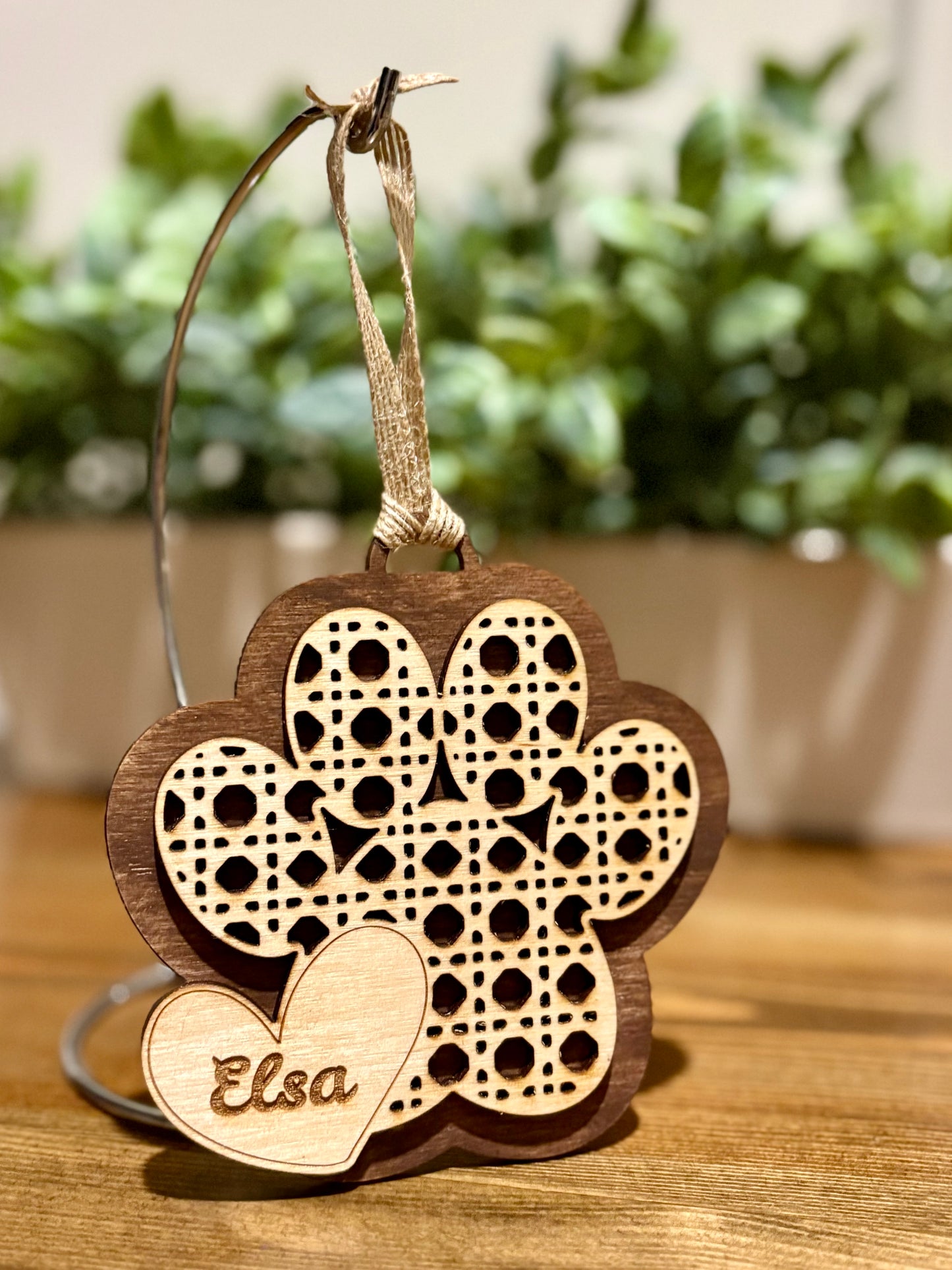 Custom Dog Name Ornament