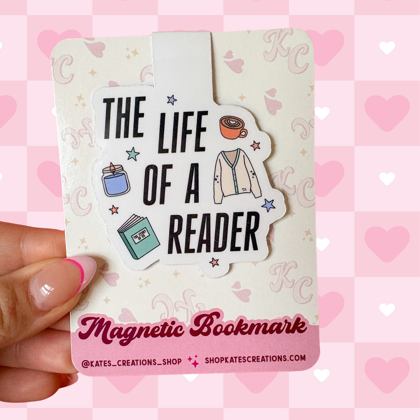 The Life of a Reader Magnetic Bookmark