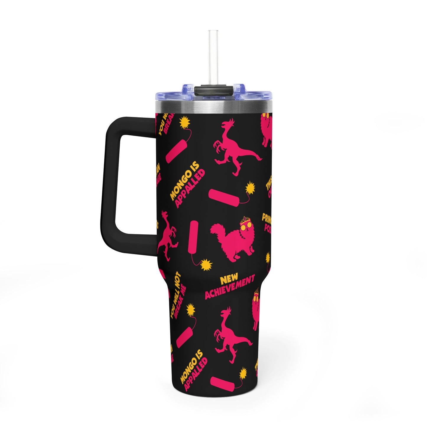 Dungeon Crawler Carl Tumbler | 40oz Insulated Stainless Steel Cup | LitRPG Book Drinkware