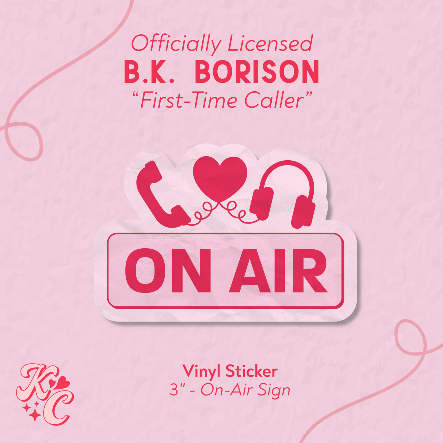 First-Time Caller On-Air Sticker
