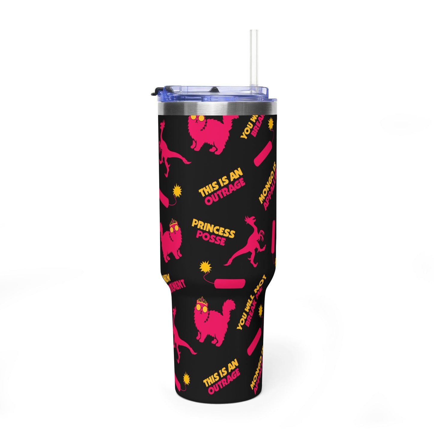 Dungeon Crawler Carl Tumbler | 40oz Insulated Stainless Steel Cup | LitRPG Book Drinkware