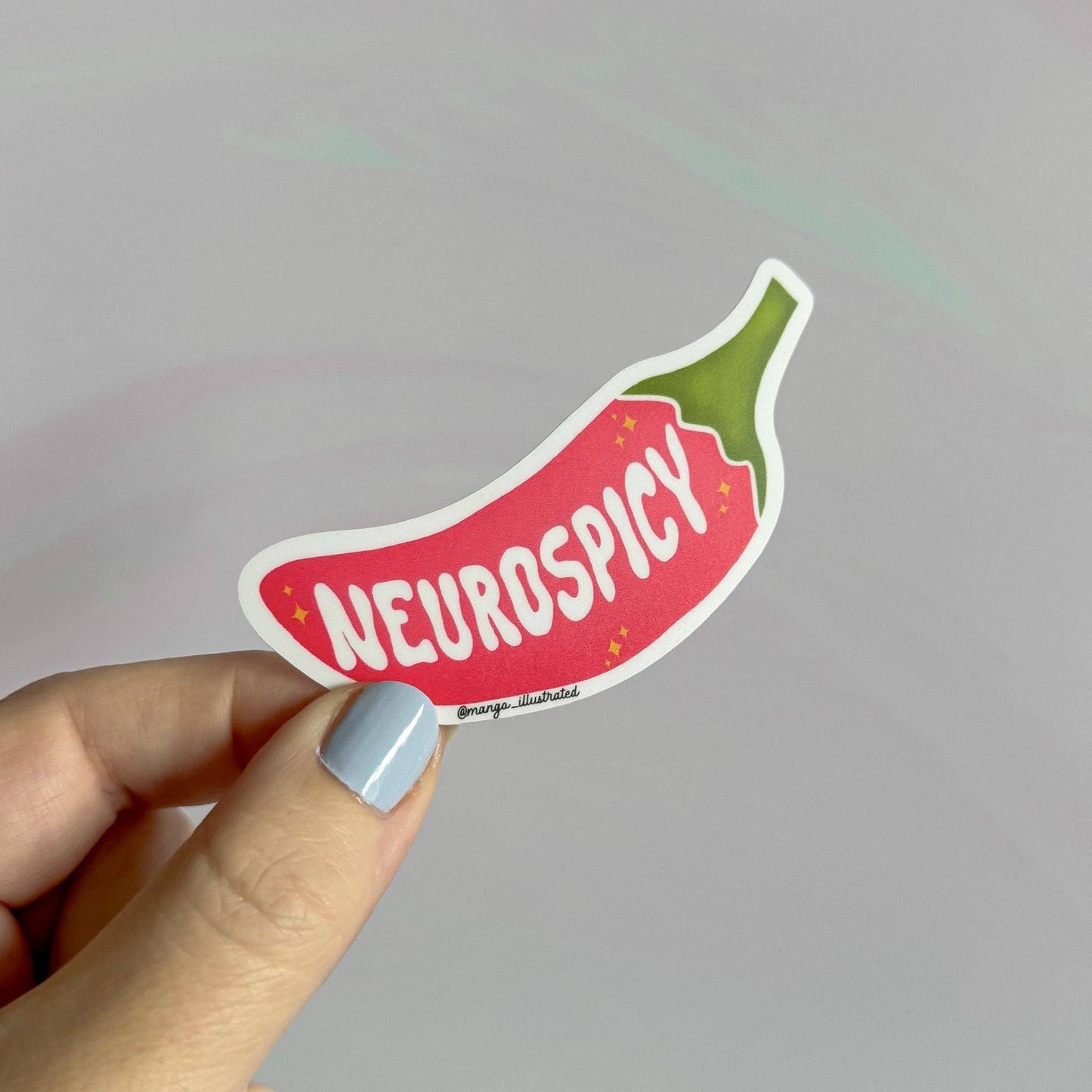 Neurospicy sticker