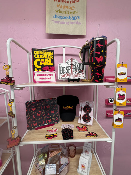 DCC Car Coaster Set | Dungeon Crawler Carl Pattern