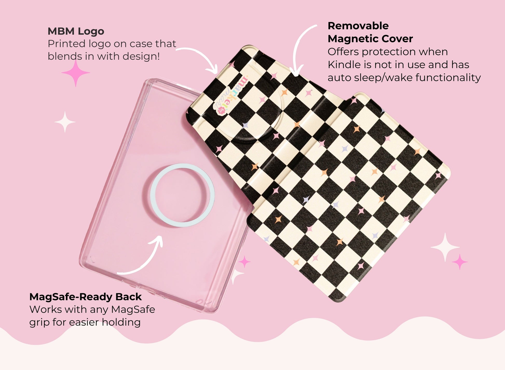 Romance Trope Removable Cover Kindle Case