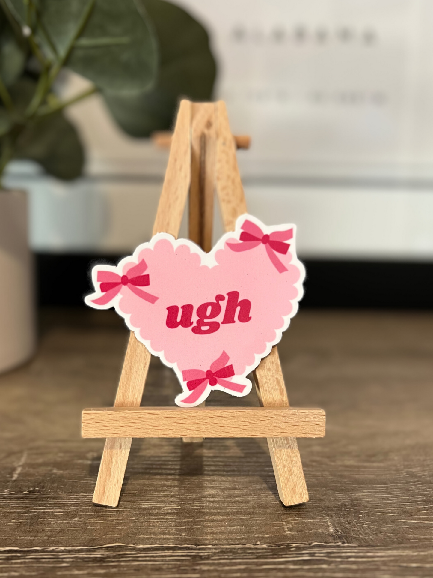 Ugh Coquette Heart Sticker