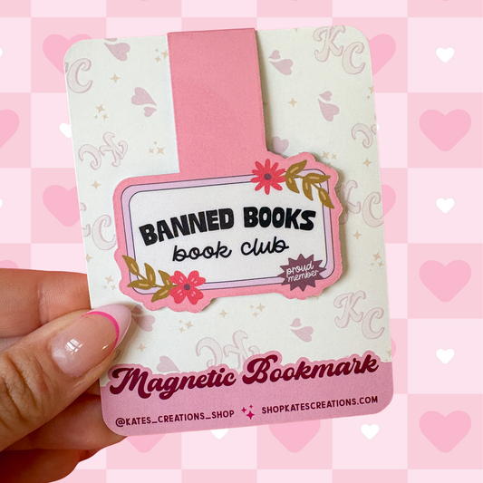 Banned Books Book Club Magnetic Bookmark