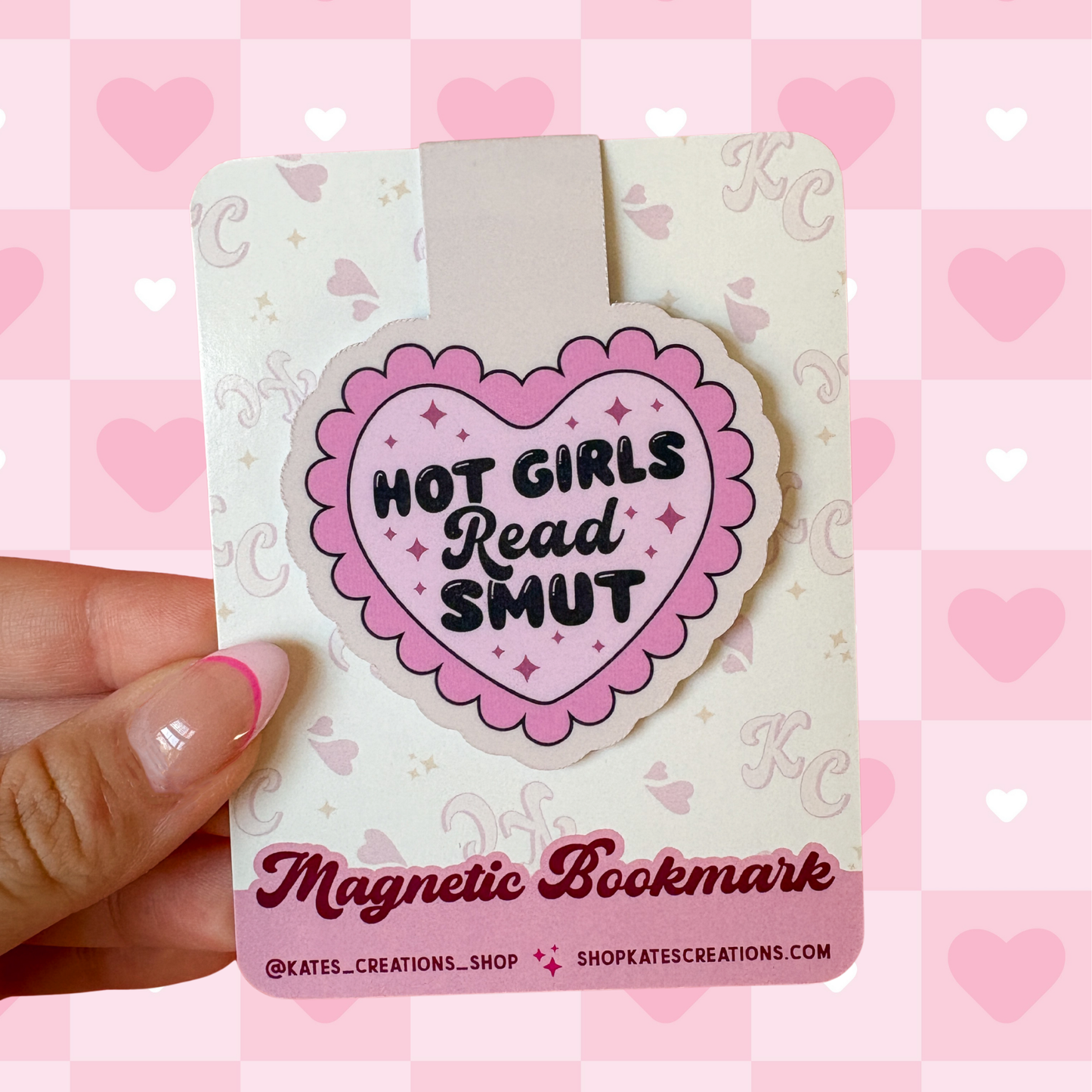 Hot Girls Read Smut Magnetic Bookmark