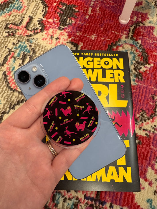 DCC Seamless Pattern Magnetic Grip | Dungeon Crawler Carl e-Reader Grip