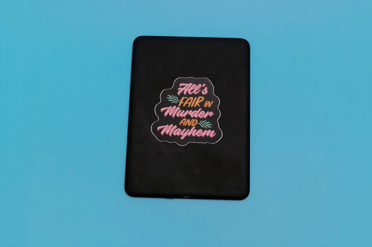 Sinners Retreat Sticker - All’s Fair in Murder and Mayhem