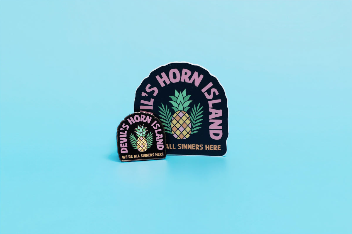 Sinners Retreat Pin - Devil's Horn Island