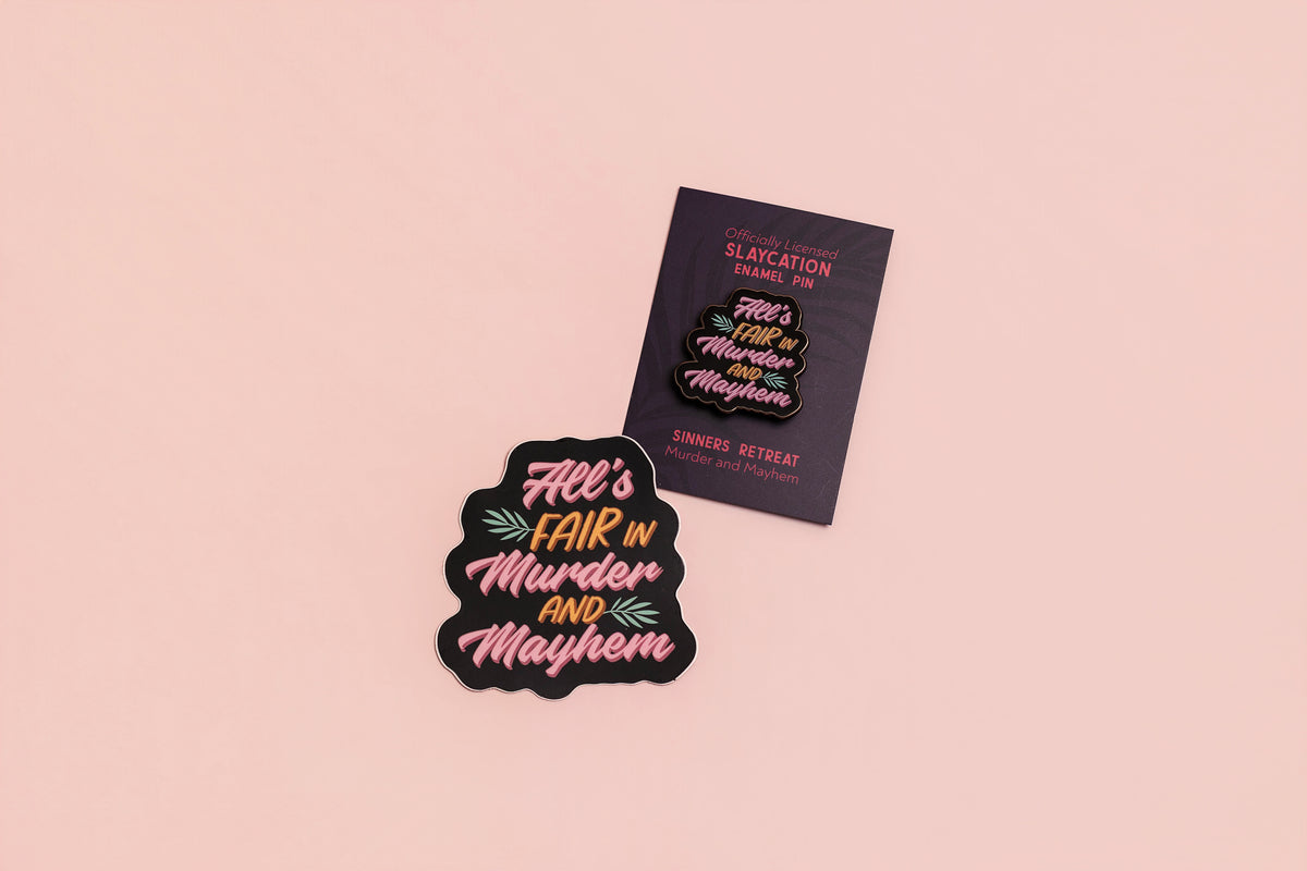 Sinners Retreat Pin - Murder and Mayhem
