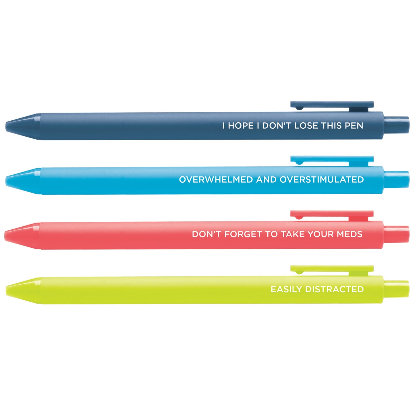 Neurospicy jotter gel pen set
