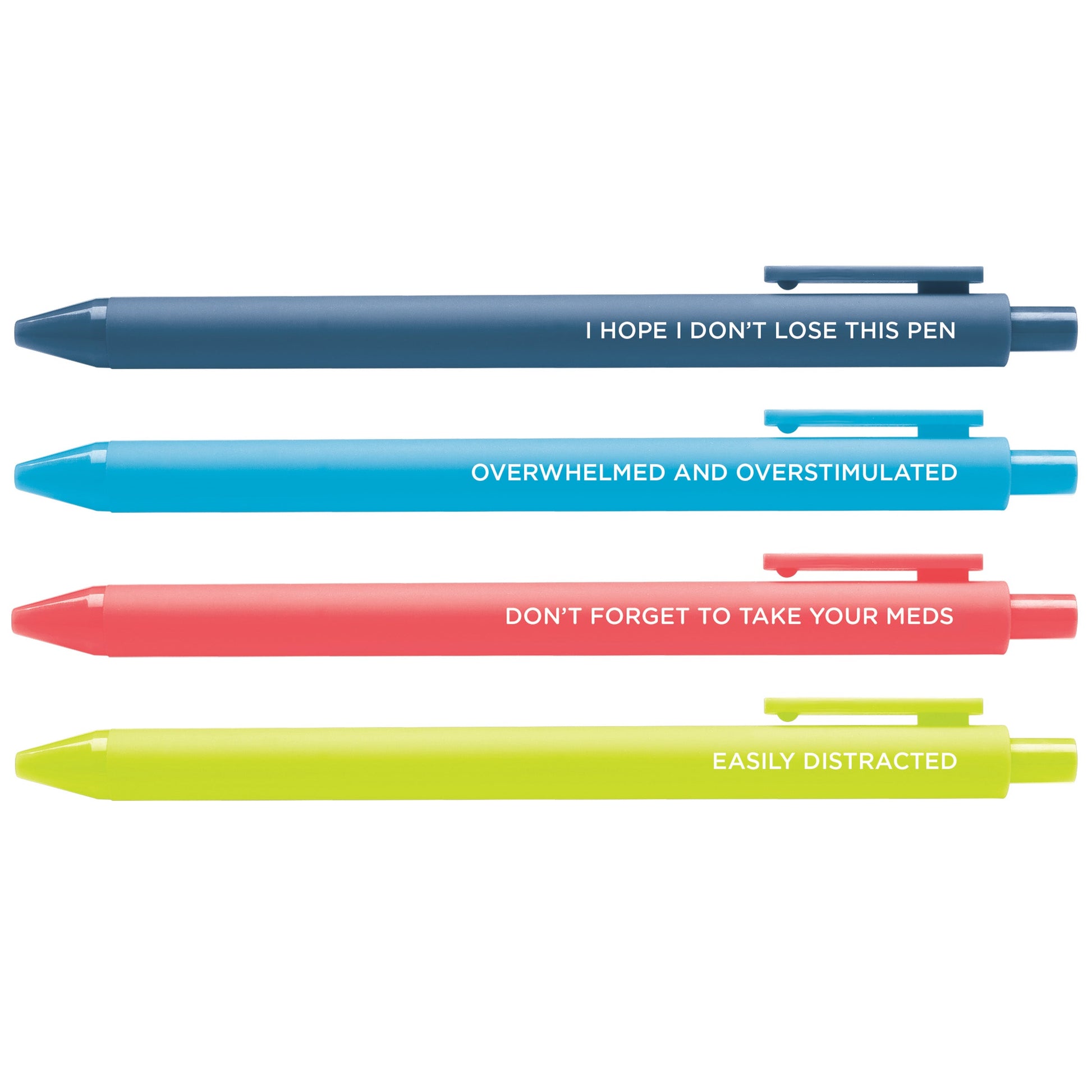 Neurospicy jotter gel pen set