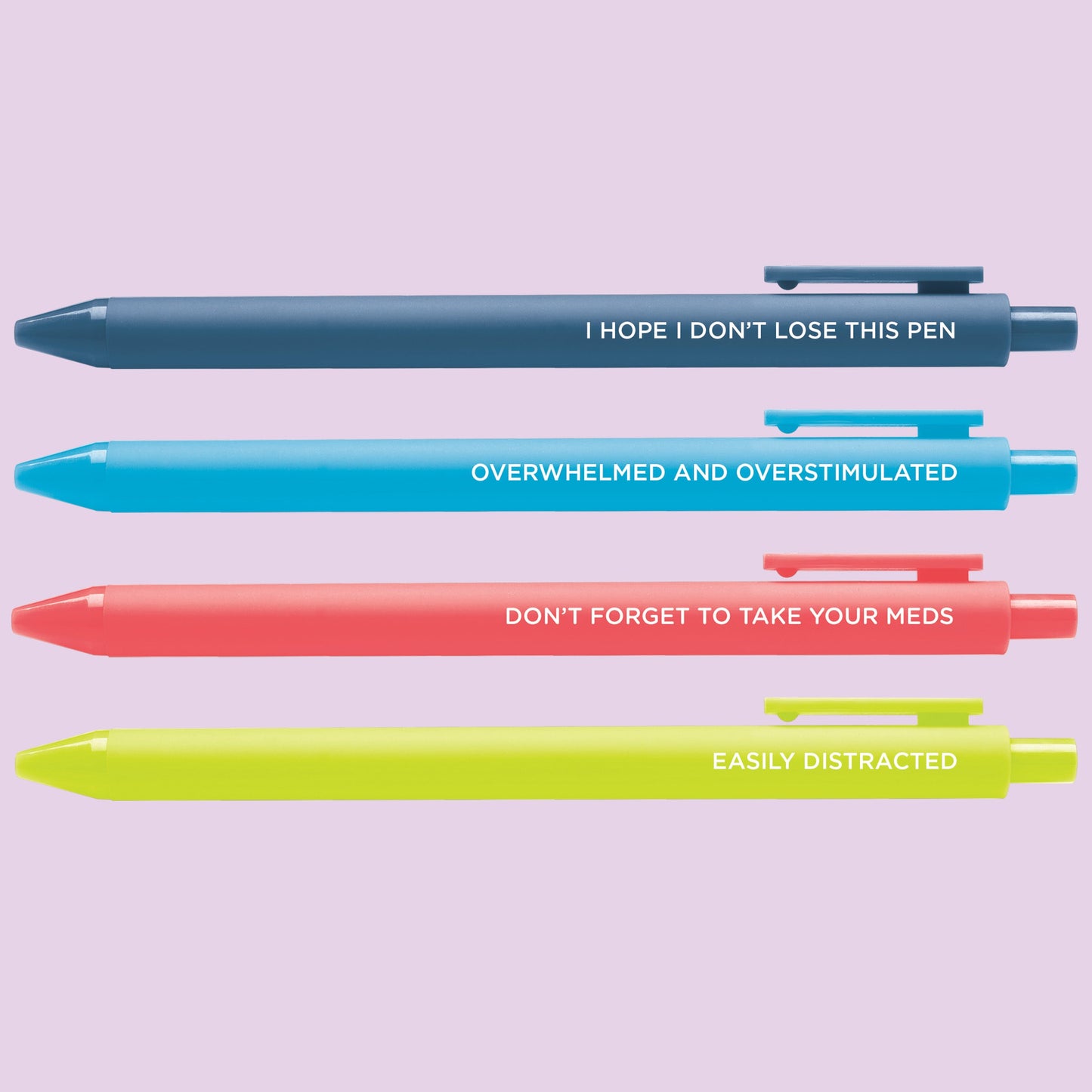 Neurospicy jotter gel pen set