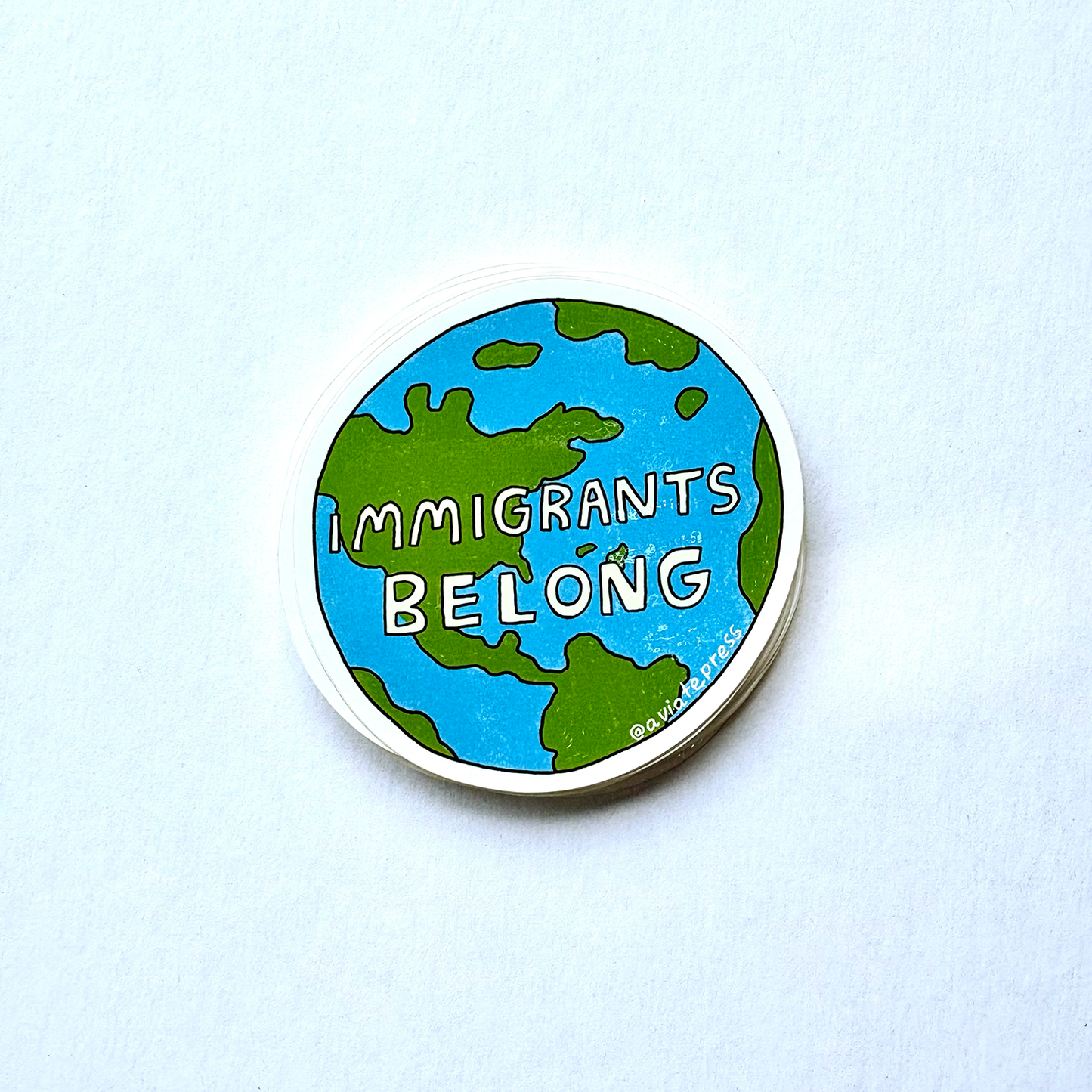 Immigrants Belong Sticker
