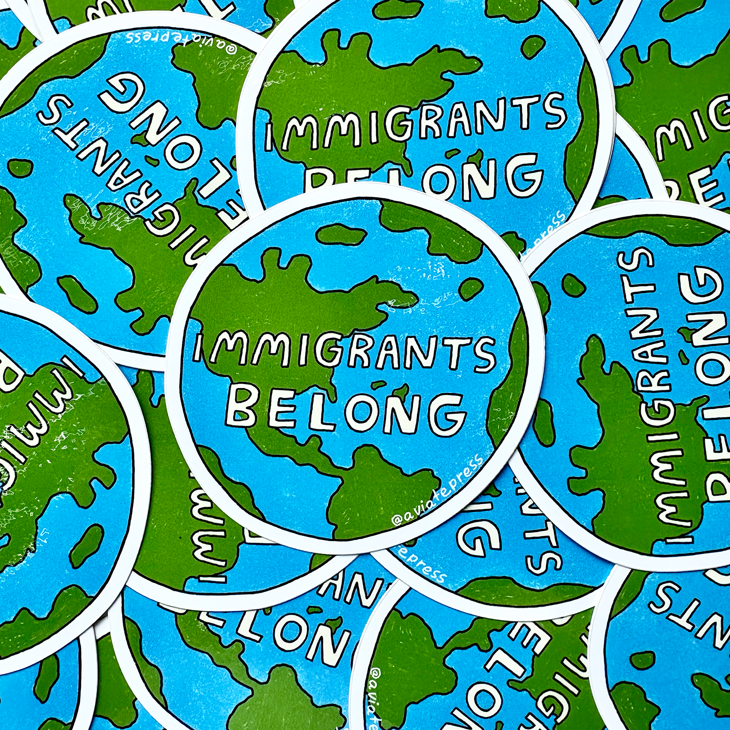 Immigrants Belong Sticker