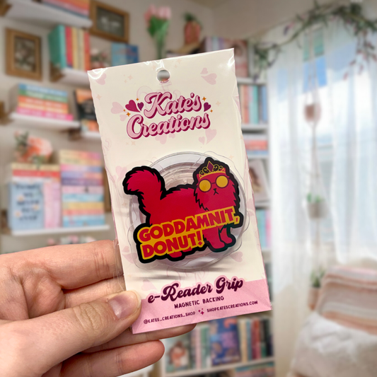 Goddamnit Donut Magnetic Grip | Dungeon Crawler Carl e-Reader Grip