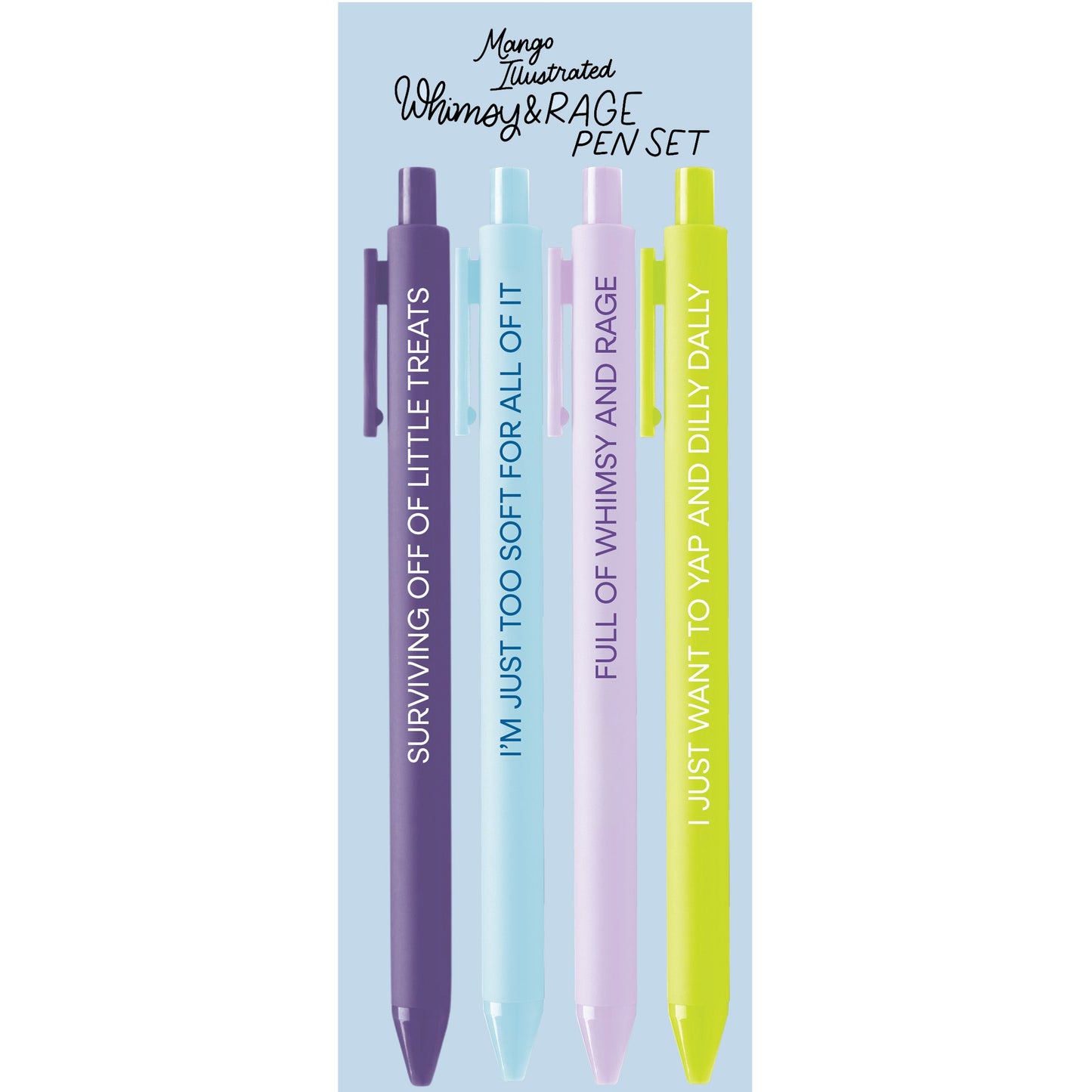 Whimsy & Rage pen set