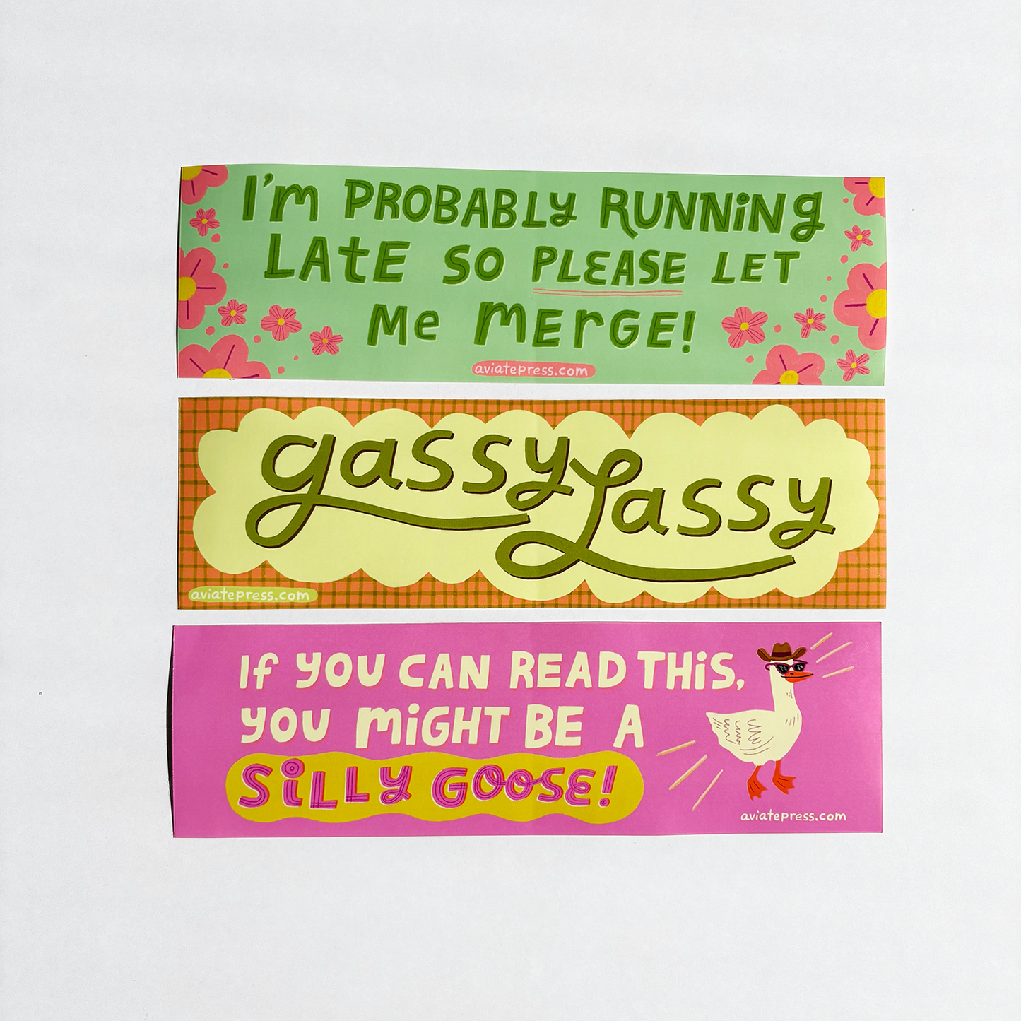 Silly Goose Bumper Sticker