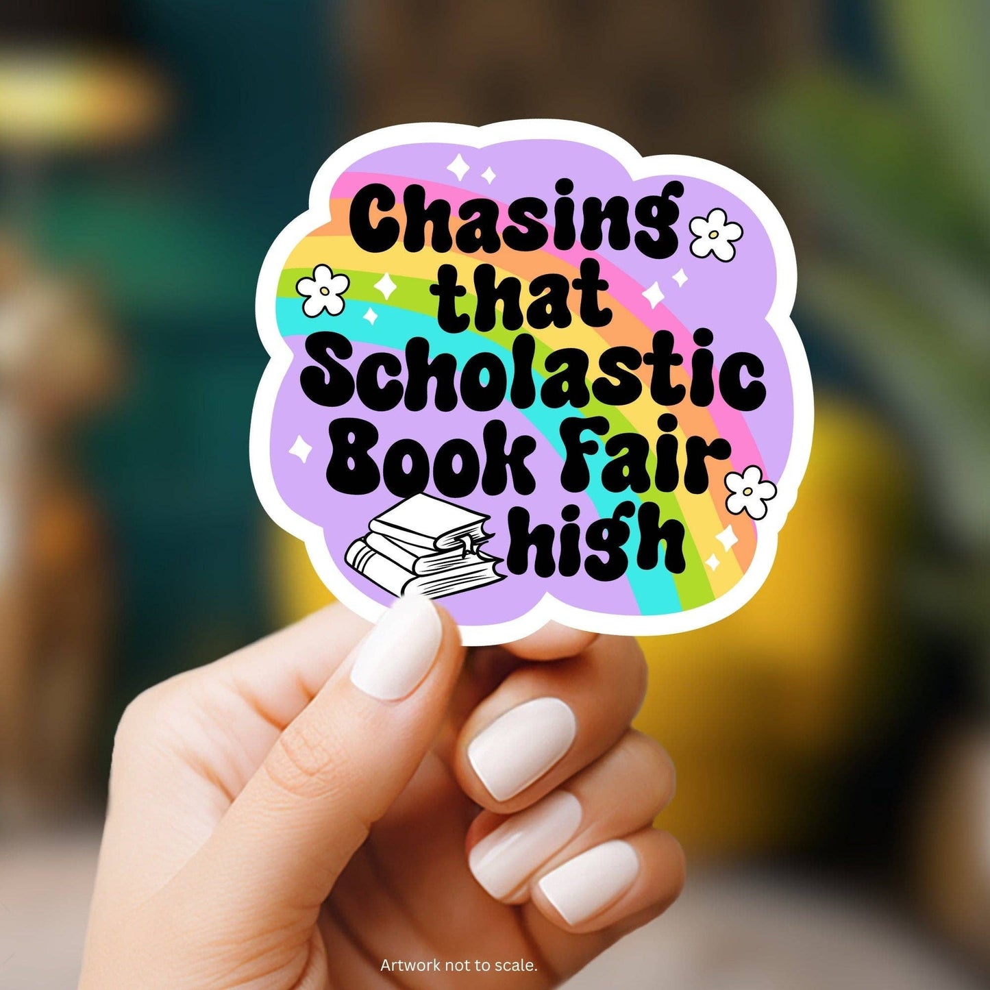 Scholastic Book Fair High Sticker