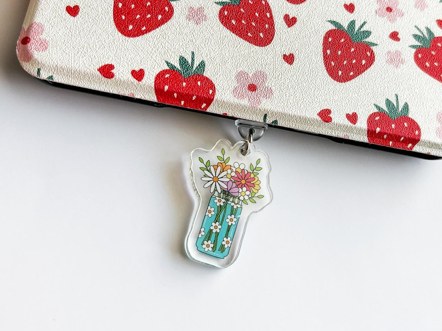 Cute Floral Kindle Charm