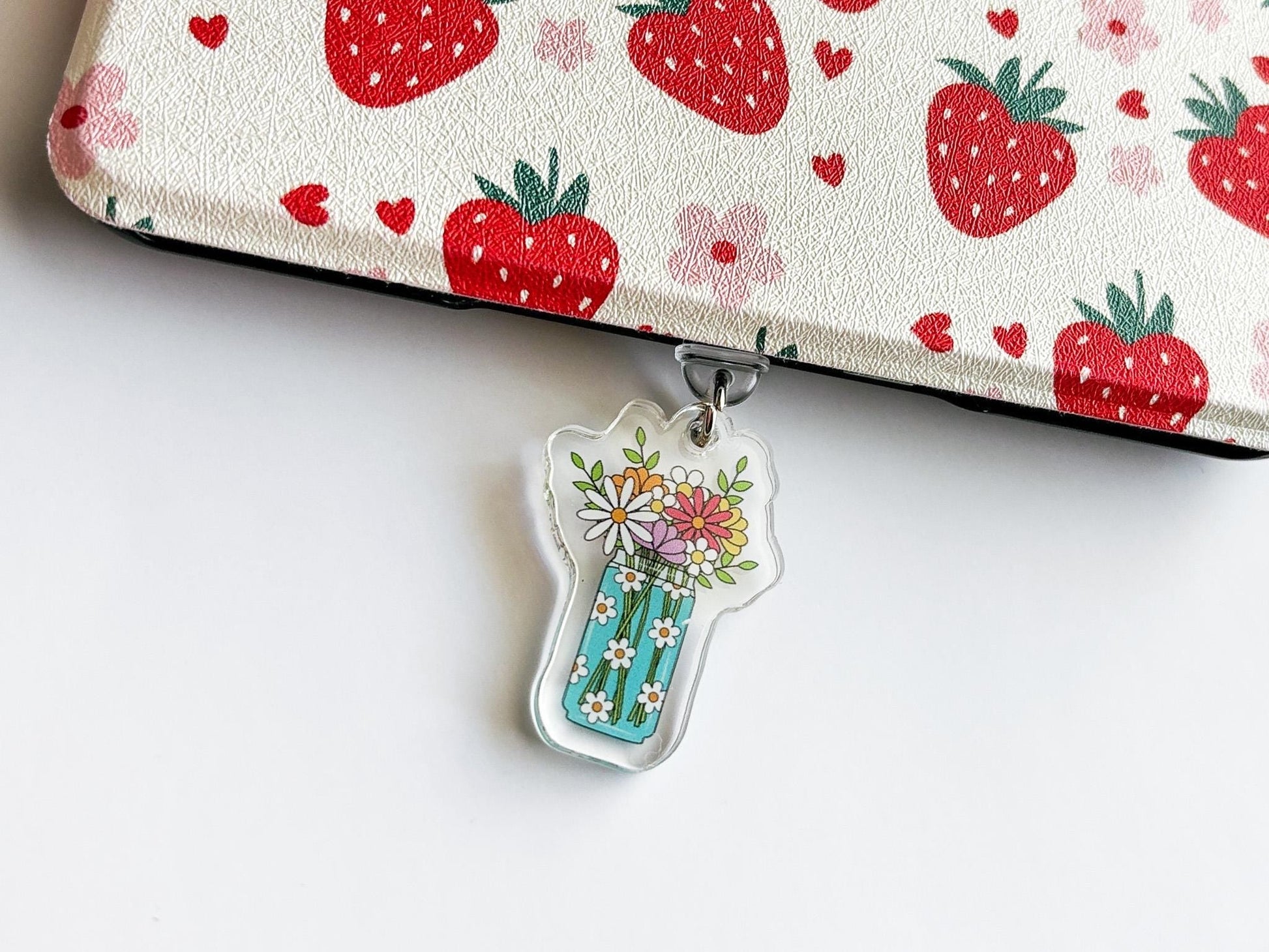Cute Floral Kindle Charm