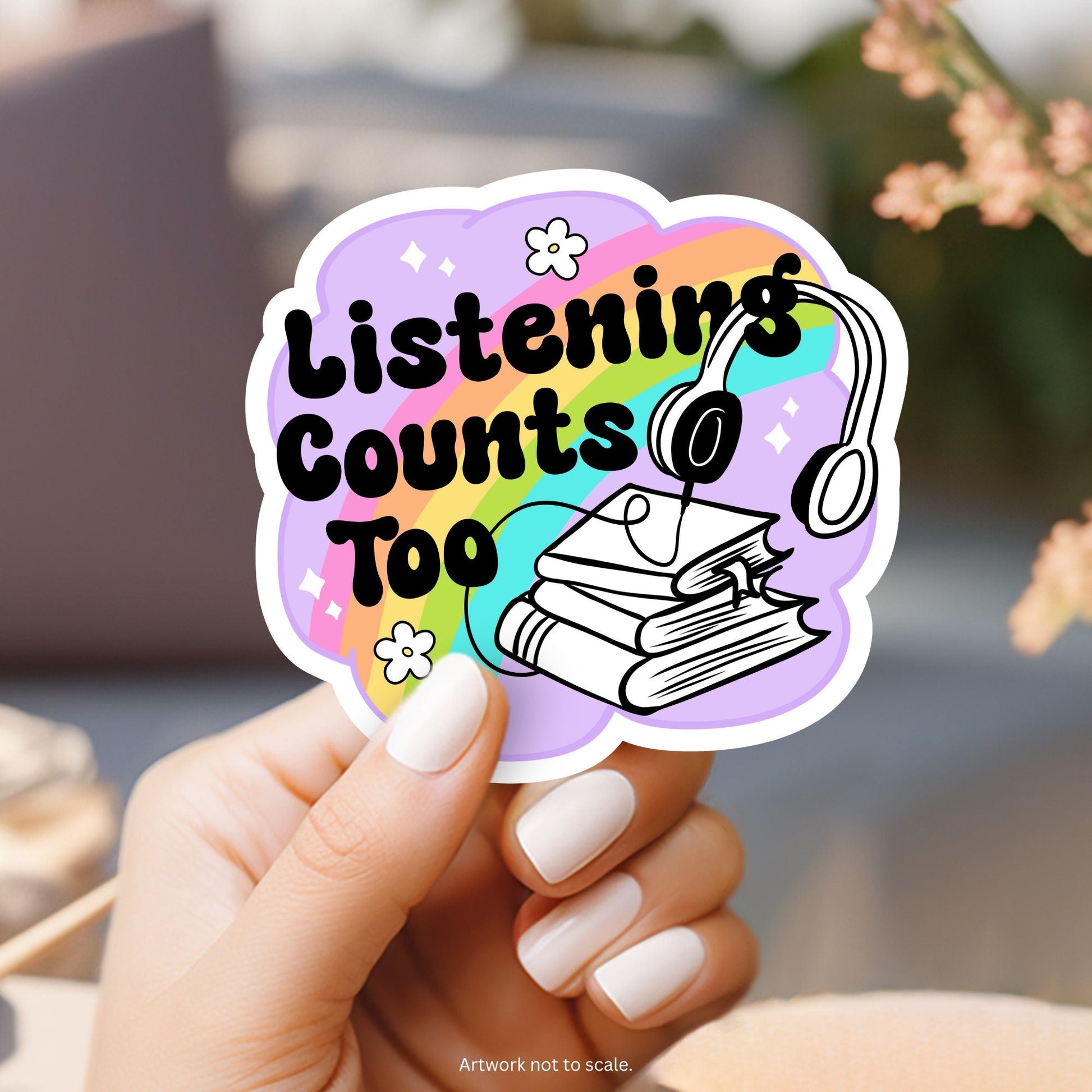 Listening Counts, Too Sticker