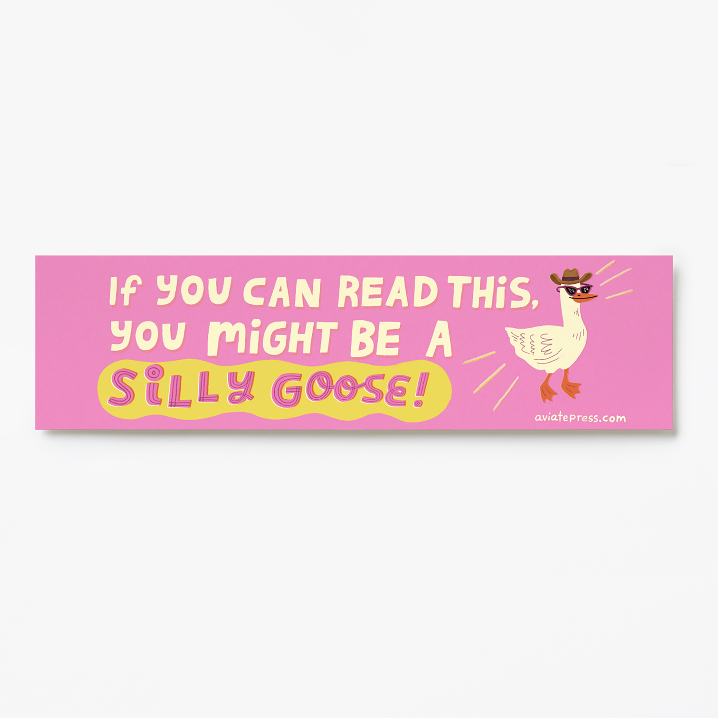 Silly Goose Bumper Sticker
