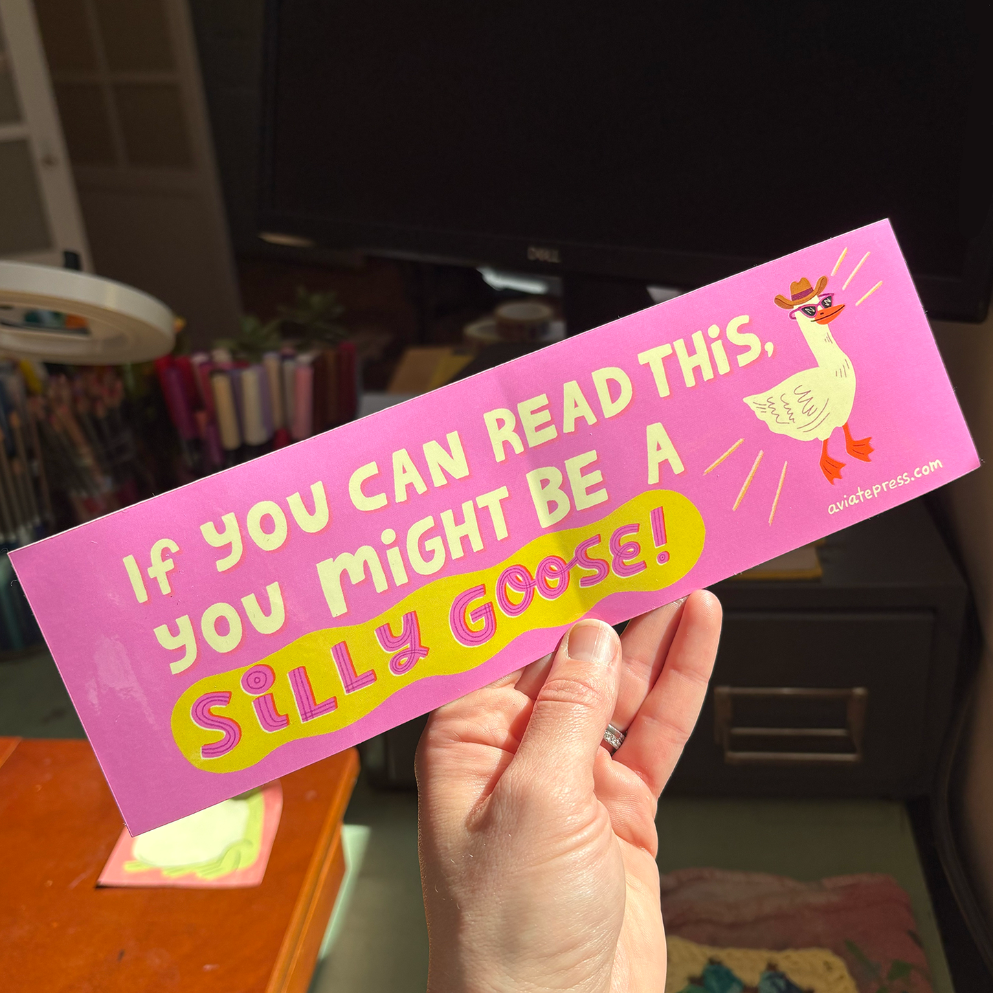 Silly Goose Bumper Sticker
