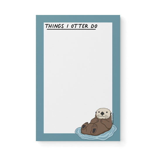 Things I Otter Do Notepad